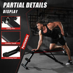 Adjustable Weight Bench Press, 880LB Capacity, Folding Home Gym Bench