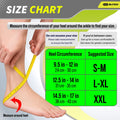 Compression Socks for Plantar Fasciitis and Ankle Pain Relief Black L-XL
