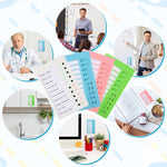 Aleric 4 Pieces Chores Chart for Kids Chore Chart, Sliding Routine Chart to Do List, My Chores RV Checklist Task Planning Board for Kids and Adults, ADHD Tools Routine Visual Schedule Reminder