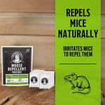Grandpa Gus’s Extra-Strength Mouse Repellent Pouches, Peppermint & Cinnamon Oil, Natural Rodent Deterrent Control for Garage, RV, Car, Basement, Attic, Storage, 1.75 Oz (Pack of 10)