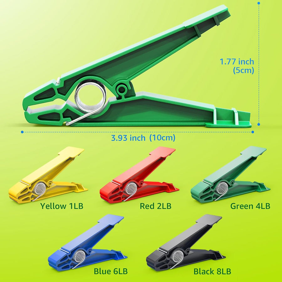 FitBeast Finger Exerciser Set - 5 Resistance Clips for Hand Therapy, Grip Strength & Dexterity