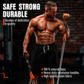 175lb Resistance Bands with Handles, Ankle Straps & Door Anchor for Full-Body Workouts