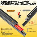 AUTOBOO 26" and 16" Windshield Wipers Blades (Pack Of 2),OEM Quality Premium All-Seasons Wiper blades,Stable and Quiet Armor wiper blades