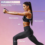 RitFit Single Resistance Exercise Band with Foam Handles - Ideal for Therapy, Strength Training
