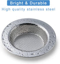 2 Pcs Sink Strainer for Most Kitchen Sink Drain Basket, Upgraded Double-Layer Safe Design Kitchen Sink Strainer (Outer Diameter 4.5 Inch)