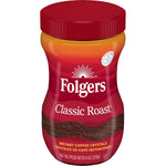 Folgers Classic Roast Instant Coffee, 8 Oz. Jar
