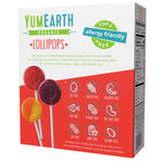 YumEarth Organic Pops Variety Pack, 60 Fruit Flavored Favorites Lollipops, Allergy Friendly, Gluten Free, Non-GMO, Vegan, No Artificial Dyes