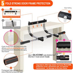 Ally Peaks Adjustable Doorway Pull Up Bar, 500 lb Capacity, Silicone Protection