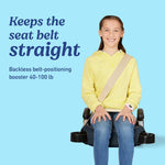 Backless Booster Car Seat TurboBooster 2.0 – Denton | Ages 4–10, 40–100 lbs