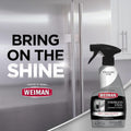 Weiman Stainless Steel Cleaner and Polish - 2 Pack - Removes Fingerprints, Residue, Water Marks and Grease from Appliances w/Buffing Towel