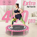 ZCMHAXJ 40" Foldable Mini Trampoline, 450lbs Capacity