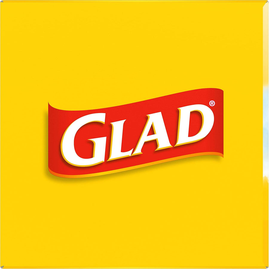 Glad Medium Kitchen Drawstring Trash Bags, 8 Gal, Fresh Clean Scent, 80 Ct (Package May Vary)