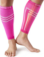 CAMBIVO Calf Compression Sleeve Men & Women- Shin Splint Brace Support for Legs Pain Relief, Varicose Vein Treatment
