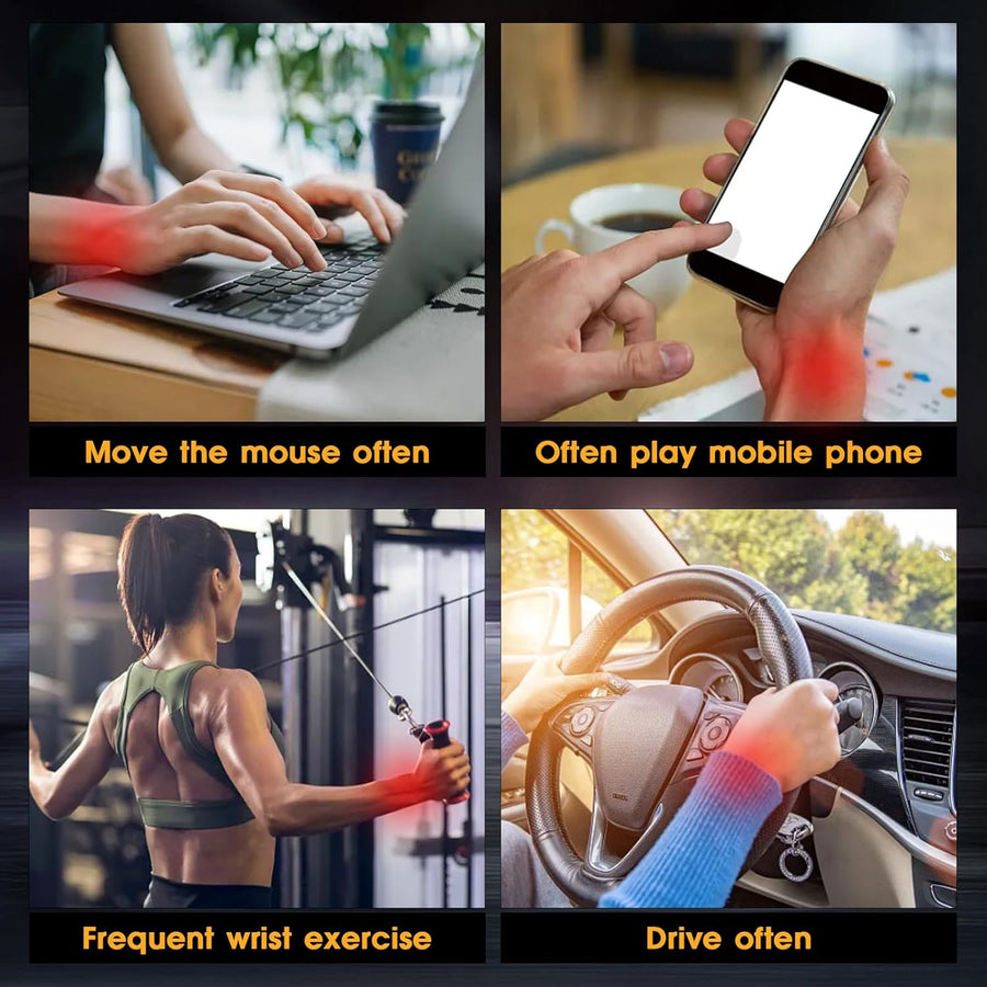 JIN BD Wrist Trainer Ball - Automatic Start Gyroscopic Forearm Exerciser