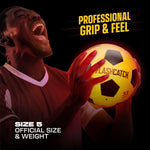 Light Up Soccer Ball - Glow in The Dark - NO 5 - Sports Gear Gifts for Boys & Girls 8-15+ Year Old - Kids, Teens Gift Birthday Ideas - Cool Boy Toys Ages 8 to 15 Glowing Night Activity