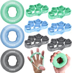 FitBeast Grip Strength Trainer - 9-Piece Hand Rehab Kit for Wrist, Finger & Forearm
