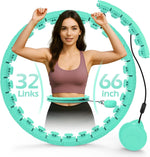 JLoibao Weighted Hula Hoop, 56-66 Inch, for Adults Weight Loss