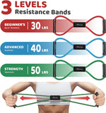 HPYGN Figure 8 Resistance Bands for Arms, Chest, Yoga Workouts