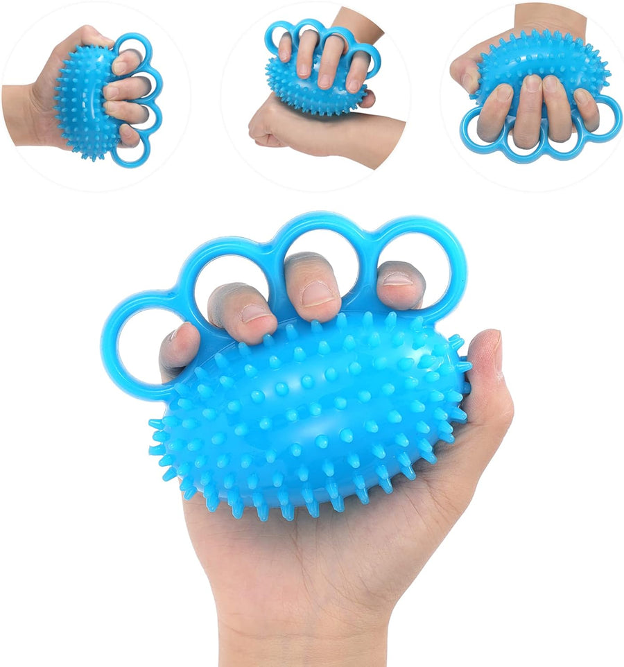 Hand Exercise Grip Strength Ball - Finger Therapy, Stress Relief, Rehab