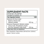 THORNE - Berberine - Dual Action Formula with Phytosome Plus Botanical Extract - Support Heart Health, Immune System, Healthy GI & Cholesterol* - Gluten-Free - 30 Servings