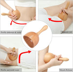 Komogir Wood Therapy Massage Tools 5-in-1 Lymphatic Drainage Massager Kit