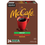 McCafe Premium Roast Decaf Coffee, Single Serve Keurig K-Cup Pods, Decaffeinated, 96 Count (4 Packs of 24)