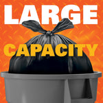 Hefty Easy Flaps Multipurpose Large Trash Bags, 30 Gallon, 40 Count