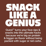 Quest Nutrition Crispy Chocolate Peanut Butter Hero Protein Bar, 18g Protein, 1g Sugar, 3g Net Carb, Gluten Free Protein Snack, Keto Friendly, 12 Count