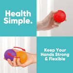 HiKeep Stress Relief Balls - 6 Pack Hand Exercisers for Strength Training, Grip Therapy