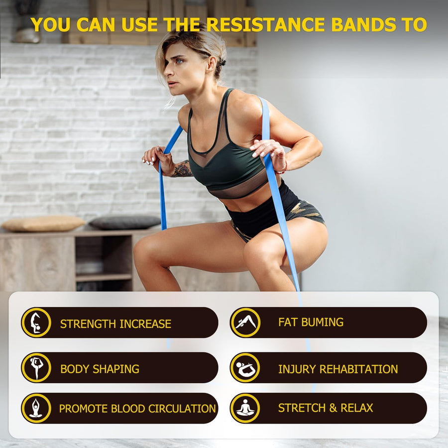 Resistance Bands for Pull-Ups, Strength Training & Physical Therapy