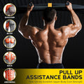 Pull Up Assist Bands, 3 Resistance Levels, Adjustable Comfort Foot Rest