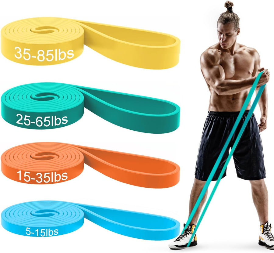 Pull Up Bands Set: Resistance Bands for Workout, Therapy & Muscle Training