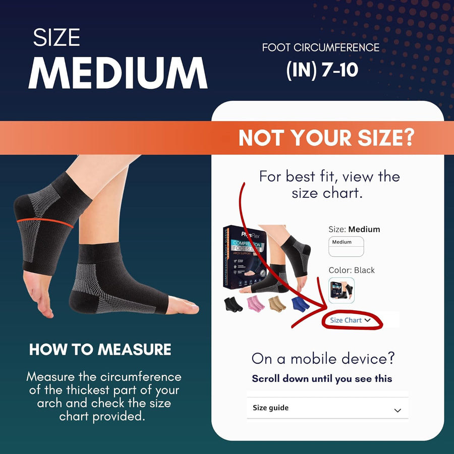 Compression Socks 20-30mmHg for Ankle Support and Pain Relief
