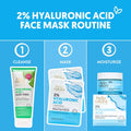 By Nature 2% Hyaluronic Acid Sheet Face Mask for Dry, Dehydrated & Sensitive Skin – Hydration Boost with Prickly Pear & Squalane – Made in New Zealand – Pack of 12