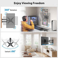 Pipishell Full Motion TV Wall Mount for Echo Show 21/15 and 13-42 Inch Flat Curved Screen TVs & Monitors, Max VESA 200x200mm up to 44lbs, TV Mount Wall Bracket with Rotation Swivel Tilt Extension
