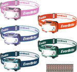 EverBrite Headlamp, 5 Pack Kids Headlamp with Red Light and Memory Function, Head Lamp for Adults and Kids with 5 Modes, Bright Headlamps for Camping, Running, Christmas Gifts, Batteries Included