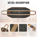INNO STAGE Firewood Carrier Firewood Bag Heavy Duty Waxed Canvas Log Carrier Tote for Firewood, Large Fire Wood Sling Carrier with Handles for Easy Transport Carrying and Wood Stove Accessories