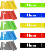 Resistance Bands for Workout, Physical Therapy, Yoga, Pilates - Latex Free Set