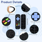 Teething Relief Teethers Toys for Babies 3-6-12 Months Gifts, Food Grade Silicone Sensory Baby Remote Control Teether Bath Toy for Newborn Infant Boy Girl Autism Birthday Gift, Black