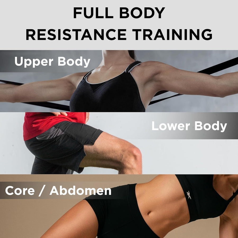 THERABAND Resistance Bands Set - Beginner Kit, Latex Strength Training Bands