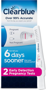 Clearblue Early Detection Pregnancy Test, 5 Count, 99% Accurate, 6 Days Sooner