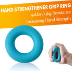 Grip Strength Trainer Kit - 7 Piece Adjustable Hand Exerciser Set