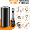 Universal Socket Tools Gifts for Men Dad Him Husband Teen Boys Women Cool Stuff Ideas Gadgets Gifts Fathers Day Birthday Christmas Stocking Stuffers Grip Socket Set with Power Drill Adapter