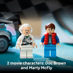 LEGO Speed Champions Time Machine from Back to The Future Building Toy for Kids - Pretend Play & Display Car Toy W/2 Build Modes for Boys & Girls, Ages 9+ - Gift Ideas for Birthdays & Fans - 77256