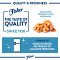 Fisher Chef's Naturals Walnut Halves & Pieces 2 lb, 100% California Unsalted Walnuts for Baking & Cooking, Healthy Snacks for Adults, Resealable Bag, Vegan Protein, Keto Snack, Chopped Nuts, Topping