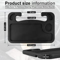 JUSTTOP Car Steering Wheel Desk for Laptop,Multipurpose Travel Car Accessories, Car Seat Stand Trays for Eating, Steering Wheel Under Table Console(Black)