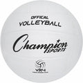 Champion Sports® Rubber Volleyballs – Official Size, Durable for Indoor & Outdoor Use, Premium Equipment for Beginners and Competitive Play, White & Assorted & Colors Available