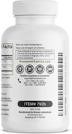 Bronson Milk Thistle Silymarin Marianum & Dandelion Extract Liver Health Support, Antioxidant Support, Detox, 120 Capsules