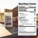 Hardcore Carnivore Black: Activated Charcoal Meat Seasoning Rub (13 oz Shaker) Texas-Made, Blend for Steak, Brisket, Burgers, BBQ, Grilling and Smoking