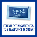 EQUAL 0 Calorie Sweetener, Aspartame and Acesulfame-K Sweetener Packets, Zero Calorie Sugar Alternative, Erythritol Free, 800 Ct (Pack of 1)